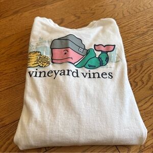 Vineyard Vines White Waffle Whale T-Shirt